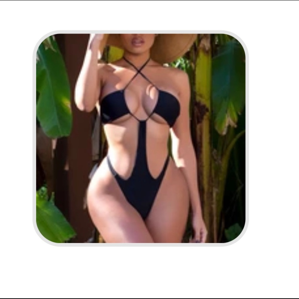 Black One Piece Swimsuit